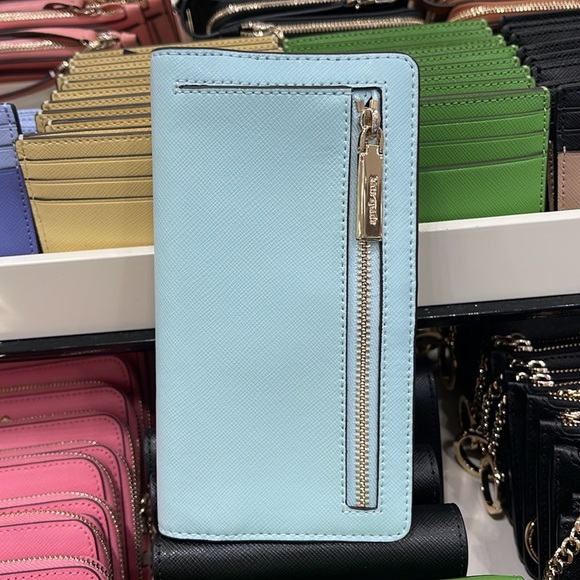 Kate Spade Madison Large Slim Bifold Wallet
Blue Glow 
NWT - Picture 4 of 16